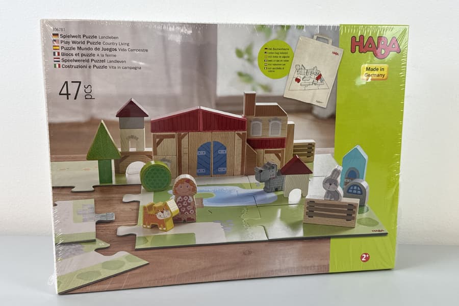 Bausteine Puzzle Haba \Landleben\